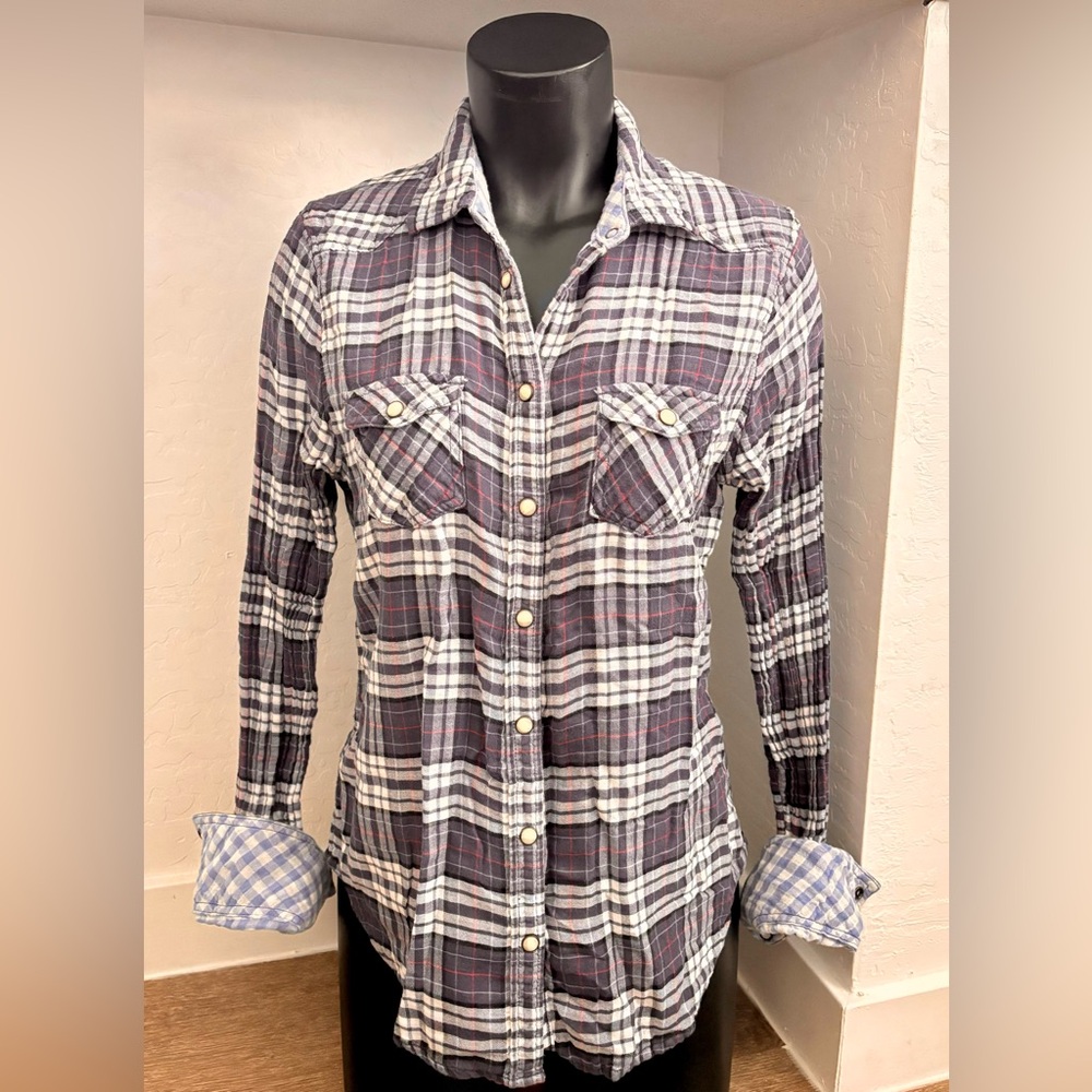 AE Plaid Flannel Shirt